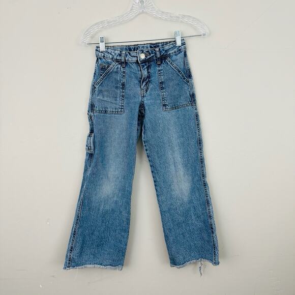 Art Class Wide Leg Blue Jeans Girls Size 10 - Picture 1 of 6